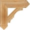 Ekena Millwork Balboa Arts & Crafts Rough Sawn Bracket, Western Red Cedar, 6"W x 24"D x 24"H BKT06X24X24BOA03RWR - alternate 4